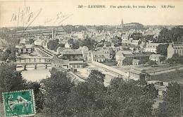 Nov12b 741 : Lannion  -  Vue Générale  -  Les Trois Ponts - Lannion