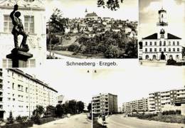 AK Schneeberg, Neubaugebiet Keilberg, Friedensring, Gel, 1980 - Schneeberg