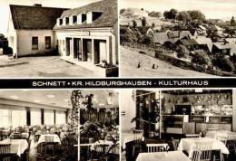 AK Schnett/Kr. Hildburghausen, Kulturhaus, Gel, 1970 - Hildburghausen