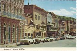 Deadwood SD South Dakota, Street Scene Historic District, Auto, C1970s Vintage Postcard - Other & Unclassified