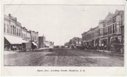 Madison SD South Dakota, Egan Avenue Street Scene, Horse-drawn Wagon, Stores, C1900s Vintage Postcard - Altri & Non Classificati