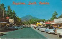 Keystone SD South Dakota, Street Scene, Autos, Store C1960s Vintage Postcard - Autres & Non Classés