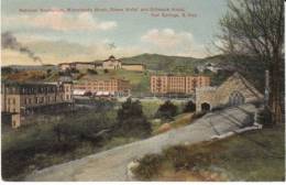 Hot Springs SD South Dakota, Sanitarium, Gilespie & Evans Hotels, C1900s Vintage Postcard - Autres & Non Classés