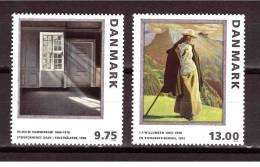 DENMARK 1997  W. Hammershoi And J. F. Willumsen Michel Cat N° 1164/65  Mint No Gum - Impresionismo