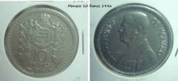 MONACO - 10 Francs 1946 - 1922-1949 Luigi II