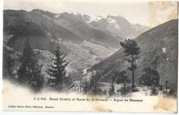 Grand Combin Et Route Du St.Bernard - Signal De Champex            1907 - VS Valais