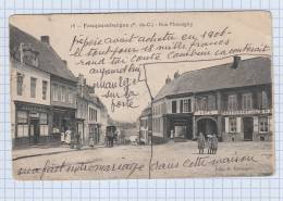 CPA - FAUQUEMBERGUES - Rue Monsigny - Estaminet - Cafe Restaurant - Histoire - Fauquembergues