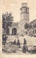 LE BEAUSSET  - HORLOGE ET LA PLACE DE LA REPUBLIQUE   FETE AU VILLAGE? Belle  Carte Animée! - Le Beausset