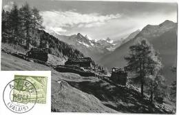 Les Moyes De St.Luc Et Ayer - Besso, Gabelhorn, Cervin, Dt Blanche          Ca. 1950 - Ayer