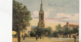 BR42019 Mulhausen Friedensplatz Mit Stephenskirche     2 Scans - Muehlhausen