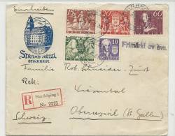 1938 Einscheiben In Die Schweiz - Covers & Documents