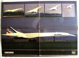Poster  Concorde  -  Rückseitig : Björn Borg  -  Ca. 1982 Aus Der Pop-Rocky - Autres & Non Classés