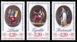 St-Pierre Et Miquelon YT 499-501 - Unused Stamps