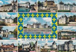 Cp , RÉGIONS , PAYS-de-la-LOIRE , Ses Châteaux - Pays De La Loire
