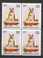 INDIA, 2009, Maha Kavi Magh, (Sanskrit Poet), Block Of 4, MNH,(**) - Nuevos