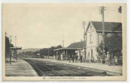 SARCELLES SAINT BRICE / SAINT BRICE SOUS FORET (VAL D' OISE - 95) - CPA - LA GARE - Saint-Brice-sous-Forêt