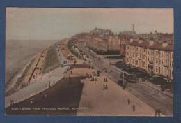 LANCASHIRE - CP COLORISEE NORTH SHORE FROM PRINCESS PARADE - BLACKPOOL - THE MILTON PHOTOGRAVURE SERIES E. C. 1 - Blackpool