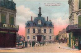 03...ALLIER....COMMENTRY.......PLACE DE L HOTEL DE VILLE... ECRITE. . ‹(•¿• )› - Commentry