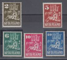 Netherlands Kerken In Oorloqstijd Mi#558/62 1950 MNH ** - Unused Stamps