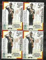 INDIA, 2009, 250 Years Of The Madras Regiment, , Block Of 4,Defence, Costume, Army, Militaria,   MNH,(**) - Nuevos
