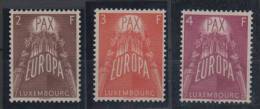 Luxembourg Europa Cept PAX Mi#572/4 1957 MNH ** - Unused Stamps