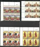 INDIA, 2009, Rampur Raza Library, Set 4 V, Blocks Of 6, With Traffic Lights, Mythology, Jahangir, Akbar, MNH,(**) - Unused Stamps