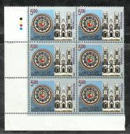 INDIA, 2009, Sacred Heart Church, Puducherry, Architecture, Christianity, Block Of 6, With Traffic Lights,  MNH,(**) - Neufs
