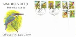 Fiji 1995 - Birds, FDC With Small Stamps - Colecciones & Series