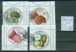 Tonga  2001  Gehäuse Von Meeresschnecken  (4 ** (MNH) Kpl. )  Mi: 1609-12 (5,50 EUR) - Tonga (1970-...)