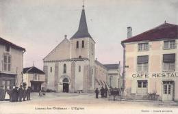 ¤¤  -    LUSSAC-les-CHATEAUX   -  L'Eglise  -  Café , Restaurant   -  ¤¤ - Lussac Les Chateaux