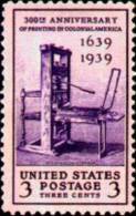 USA 1939 Scott 857 Printing Tercentenary, MH - Neufs