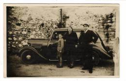 BOUCHES-DU-RHÔNE / MARSEILLE / SOUVENIR DE NOTRE-DAME-de-la-GARDE, 14 JANVIER 1940 ( Automobile HOTCHKISS )/ CARTE-PHOTO - Notre-Dame De La Garde, Lift
