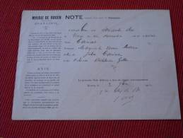 1912 : Extrait D'acte De Naissance 1870 Famille Cariat à Rouen, Mairie De Rouen - Nascita & Battesimo