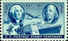 USA 1947 Scott 947, U.S. Postage Stamp Centenary, MH - Nuovi