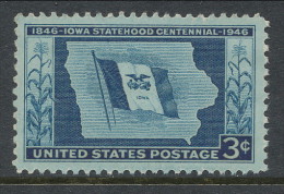 USA 1946 Scott 942, Iowa Statehood Centenary, MNH ** - Ungebraucht