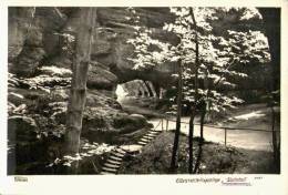 AK Kuhstall, Ung, 1950 (Lichtenhain, Kirnitzschtal, Bad Schandau) - Bad Schandau