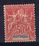 Martinique : Yv. Nr 41 MH/*,  Maury Cat Value €  50 - Ongebruikt