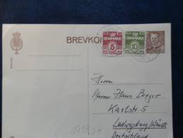 A1727    CP POUR ALLEMAGNE  1957 - Interi Postali