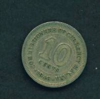 MALAYA  -  1948  10 Cents  Circulated As Scan - Malaysia