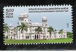 INDIA, 2011,  CSMMU, KGMC,Chhatrapati Shivaji  University, Lucknow, 100 Years Of Academic Activity, MNH, (**) - Ongebruikt