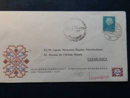 A1793   1° VLUCHT  KLM   1960 - Storia Postale