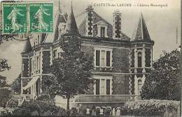 Landes -ref A147-castets Des Landes - Chateau Beauregard -carte Bon Etat  - - Castets