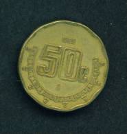 MEXICO  -  1993  50 Cents  Circulated As Scan - Mexico