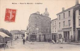¤¤  -   MELLE    -   Place Du Marché  -  Le Beffroi  - Café Du Centre , Epicerie Parisienne    -  ¤¤ - Melle