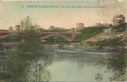 Cpa92 Gennevilliers(Epinay Pont De Chemin De Fer - Gennevilliers