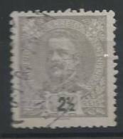 PORTUGAL - 1895 -1896,  D. Carlos I.  2 1/2 R.     (o)   MUNDIFIL  Nº 126 - Usado