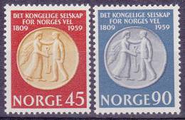 NOORWEGEN - Michel - 1959 - Nr 434/35 - MNH** - Cote 2,00€ - Ongebruikt