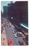 G1158 Atlanta - Peachtree Street And State Capitol - Auto Cars Voitures - Old Mini Card / Viaggiata 1958 - Atlanta
