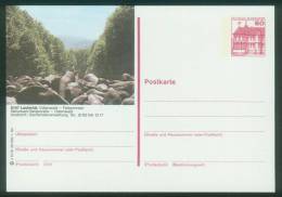 Bund BPK  1984  Mi: P 138 N5-079  Lautertal - Felsenmeer - Cartoline Illustrate - Nuovi