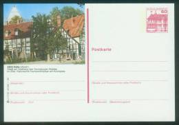 Bund BPK  1985  Mi: P 138 P7-100  Halle (Westf.) - Fachwerkhäuser - Illustrated Postcards - Mint